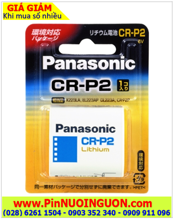 Pin CRP2; Pin Panasonic CR-P2; Pin nuôi nguồn Panasonic CR-P2 lithium 6v -Xuất xứ Nhật
